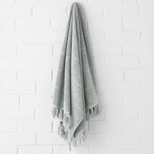 Fringed Paros 580GSM Cotton Bathroom Towels